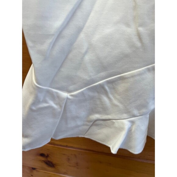 J.Crew sleeveless ivory Stretchy blouse fit & flare XS - Picture 2 of 4